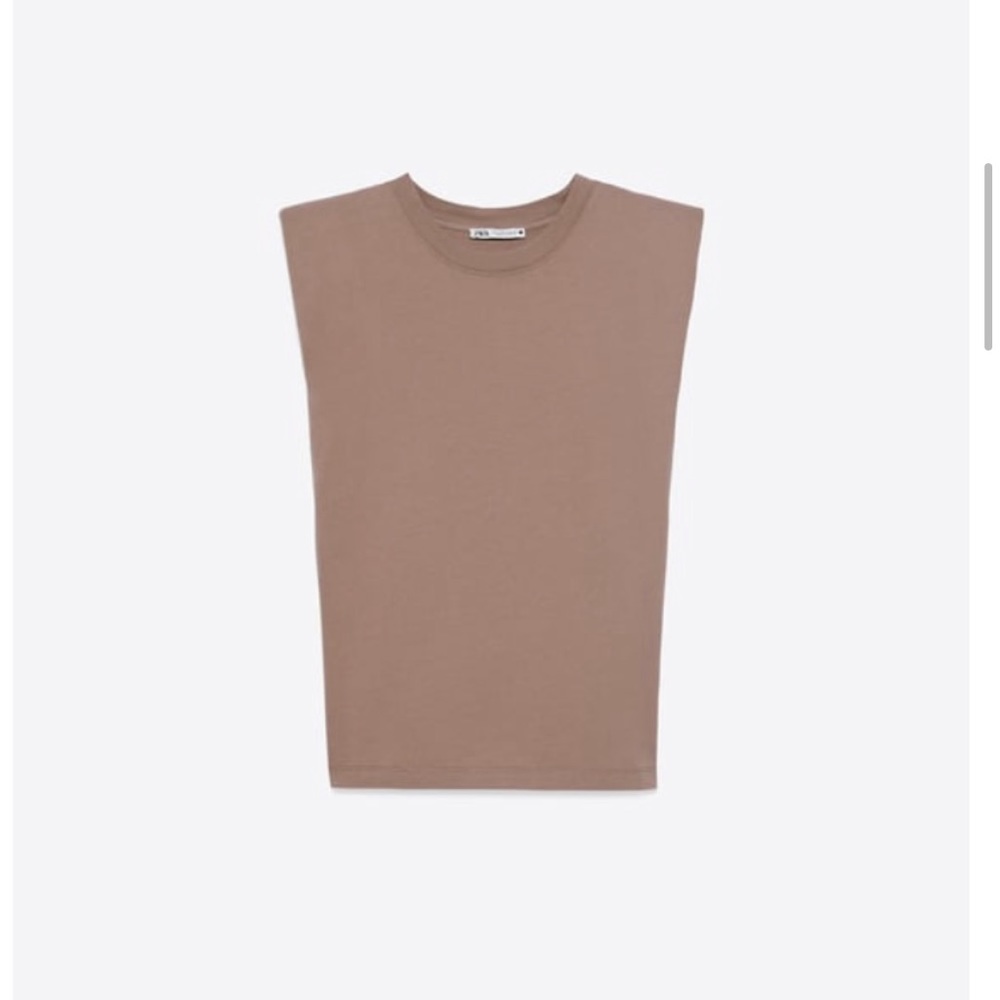 NWT Zara Shoulder Pad Shirt